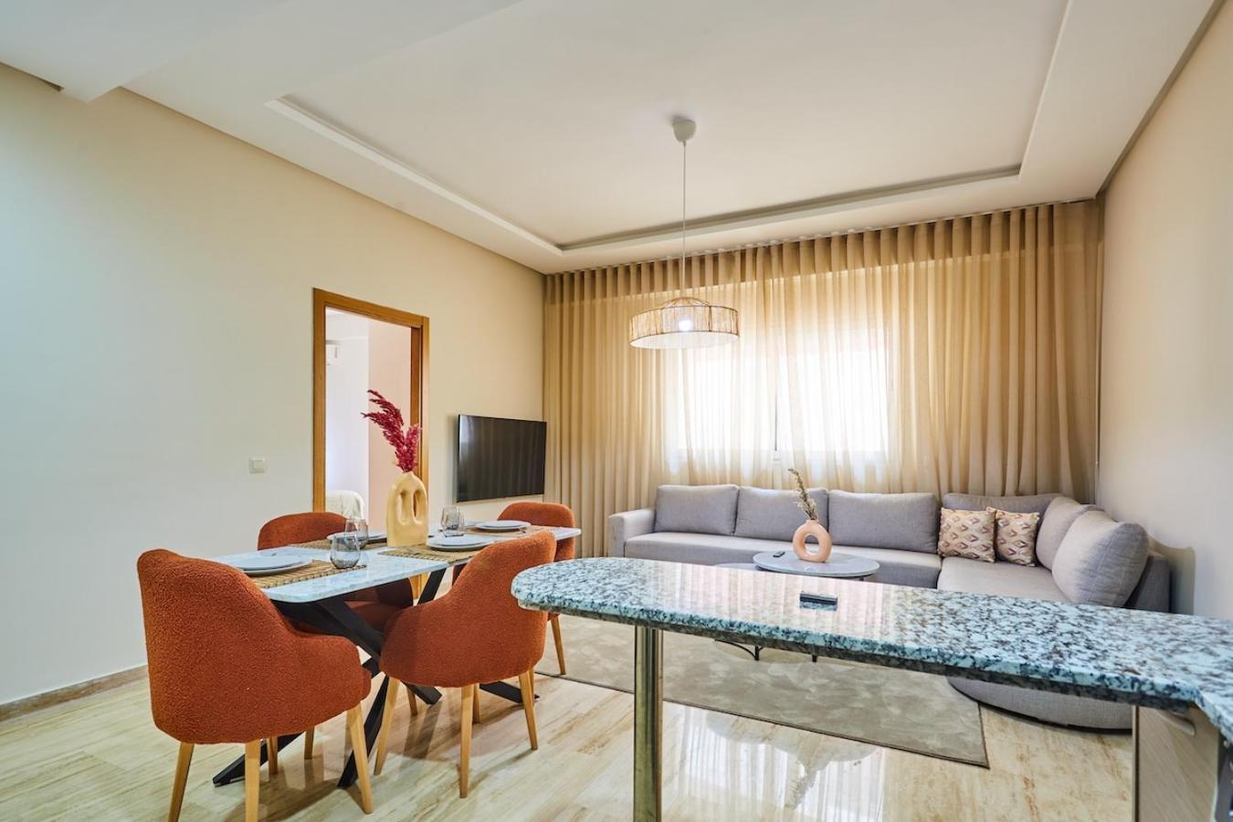 Apartment Escape Modern 1-bed Near Casa Voyageurs Casablanca